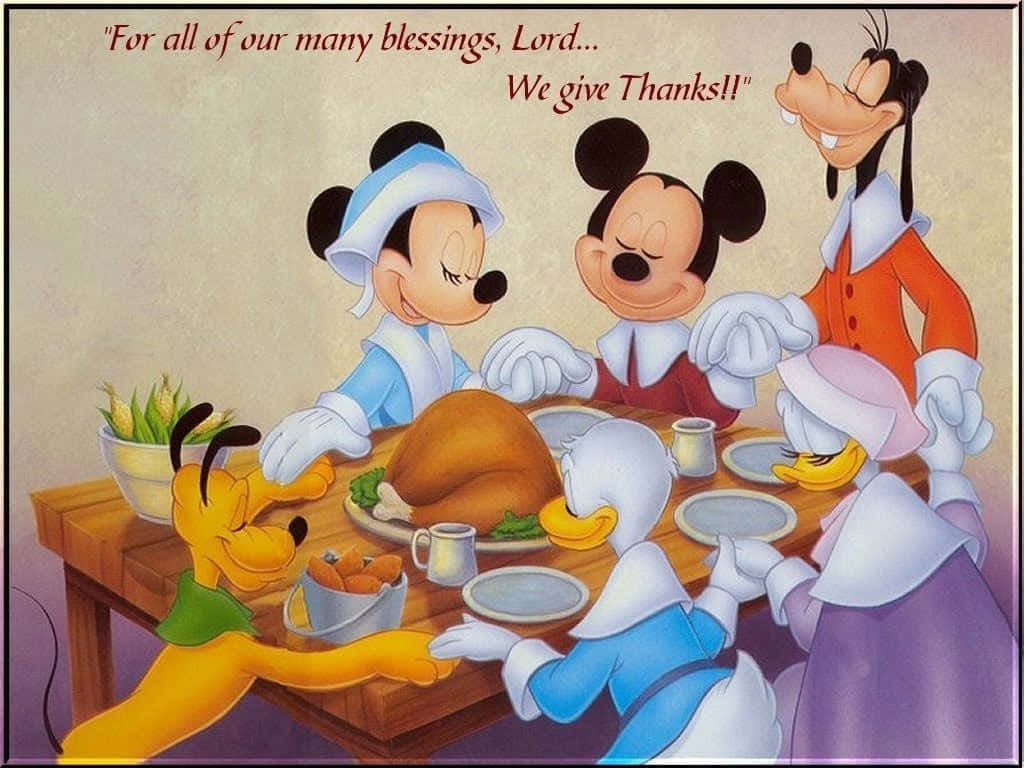 Download Walt Disney Anime Thanksgiving Wallpaper Wallpapers
