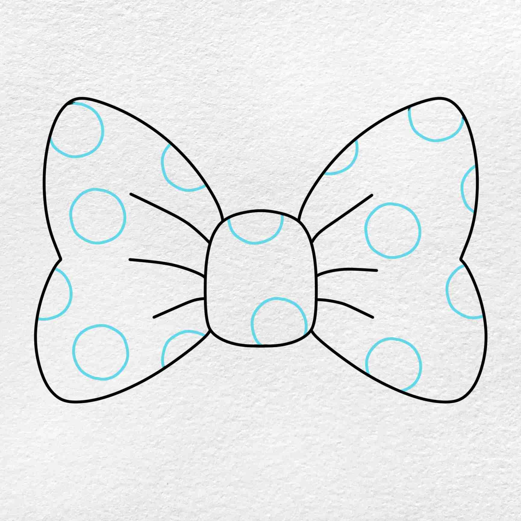 Draw Minnie Mouse Bow HelloArtsy