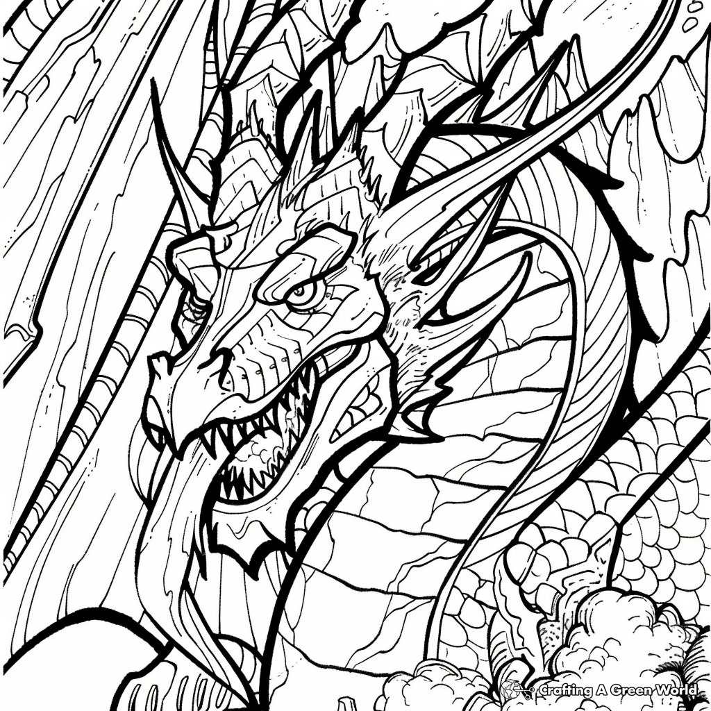 Dungeons Dragons DND Coloring Pages Free Printable 