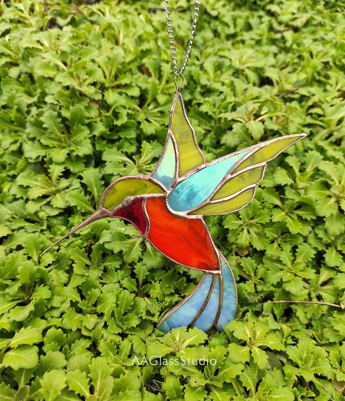 free printable stained glass hummingbird patterns