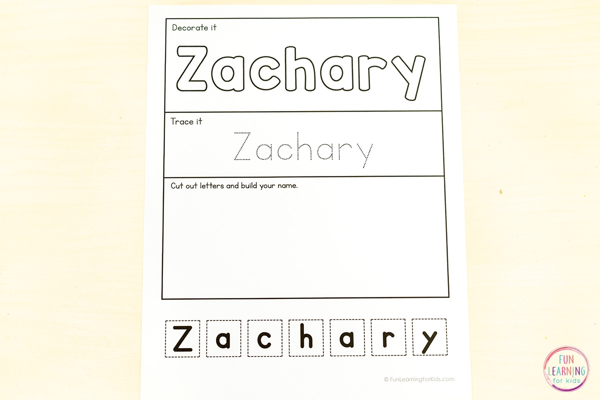 print your name