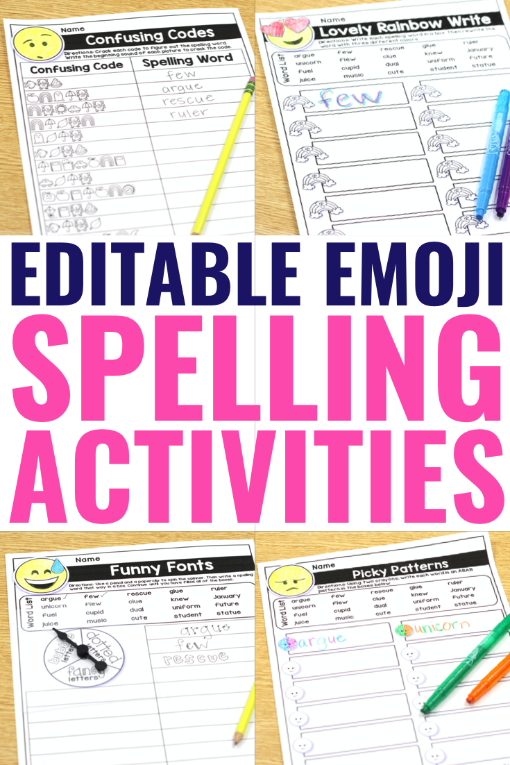 spelling list creator