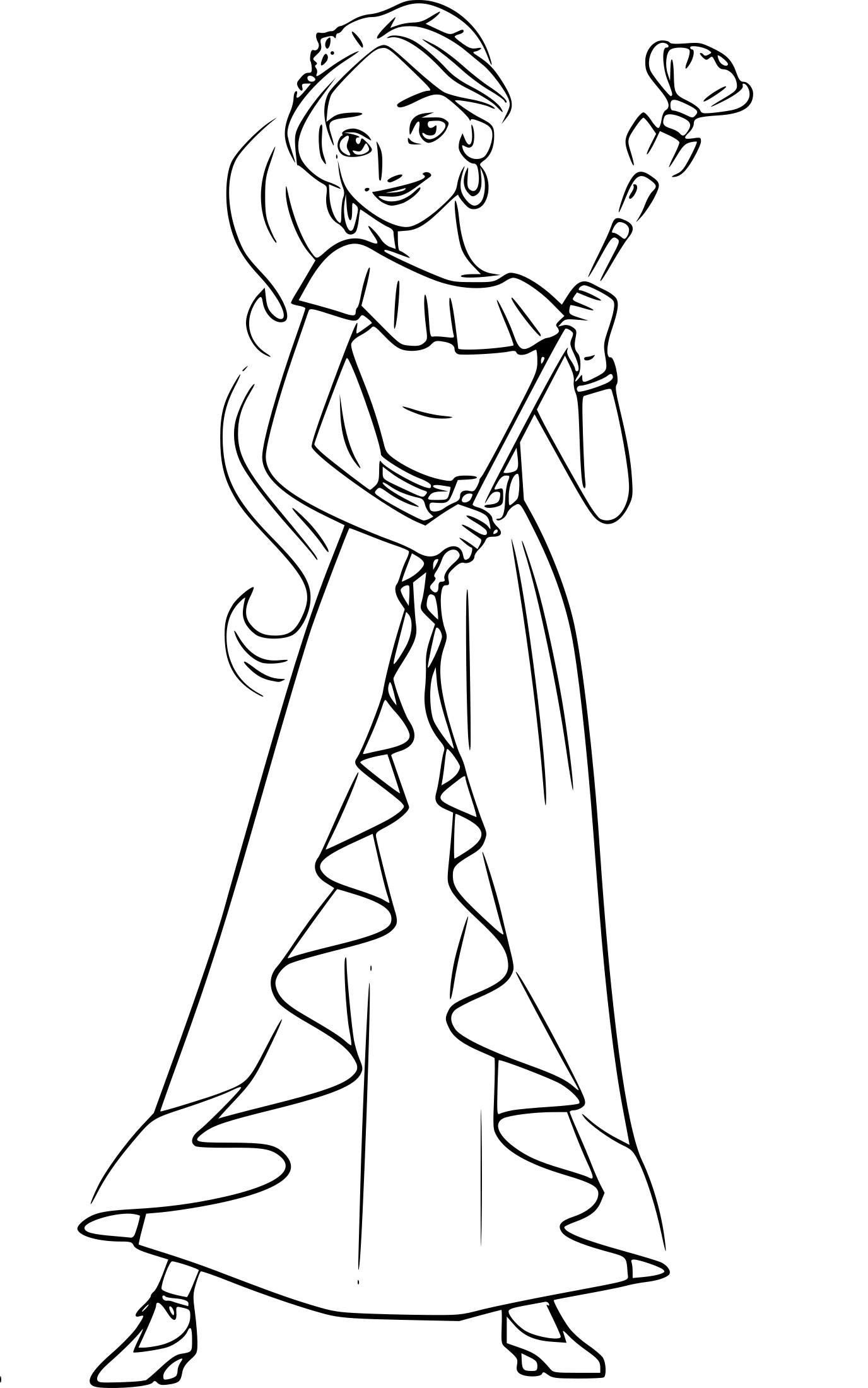 Elena Of Avalor Coloring Pages Best Coloring Pages For Kids