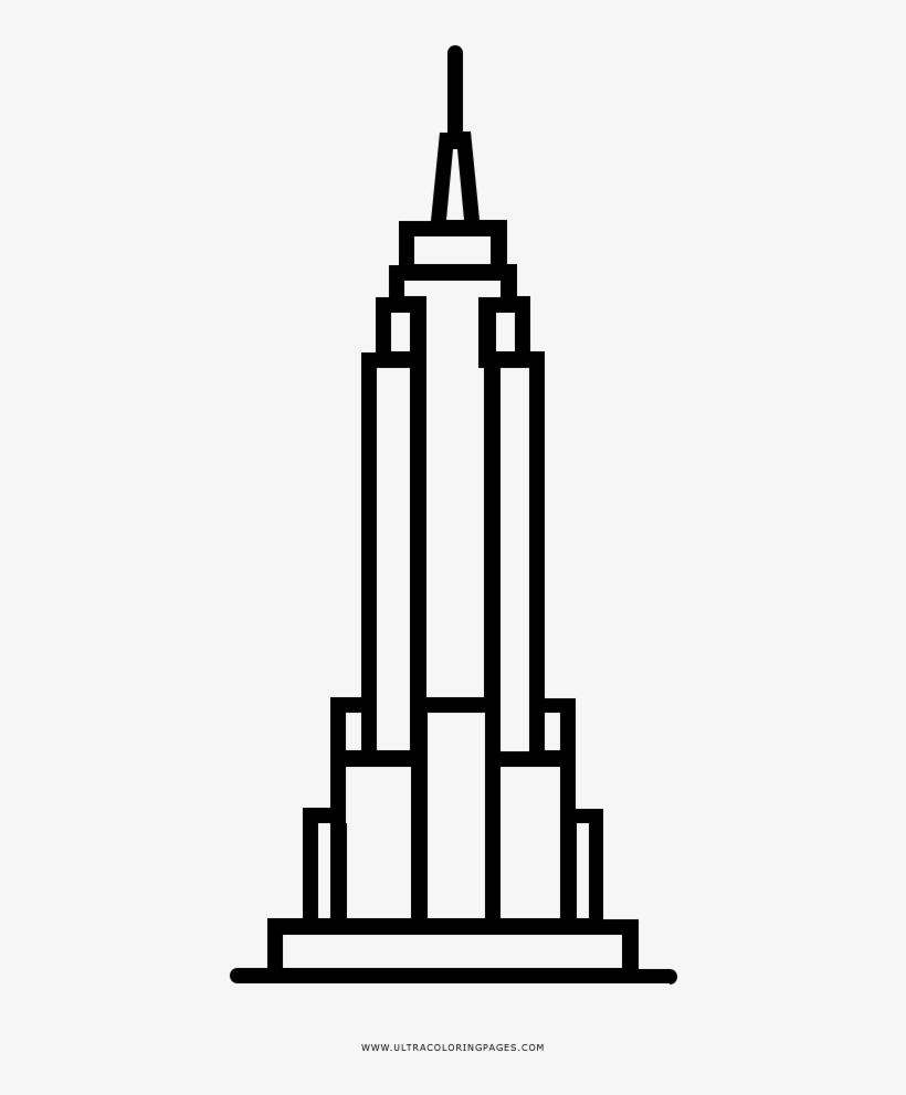 empire state building coloring page