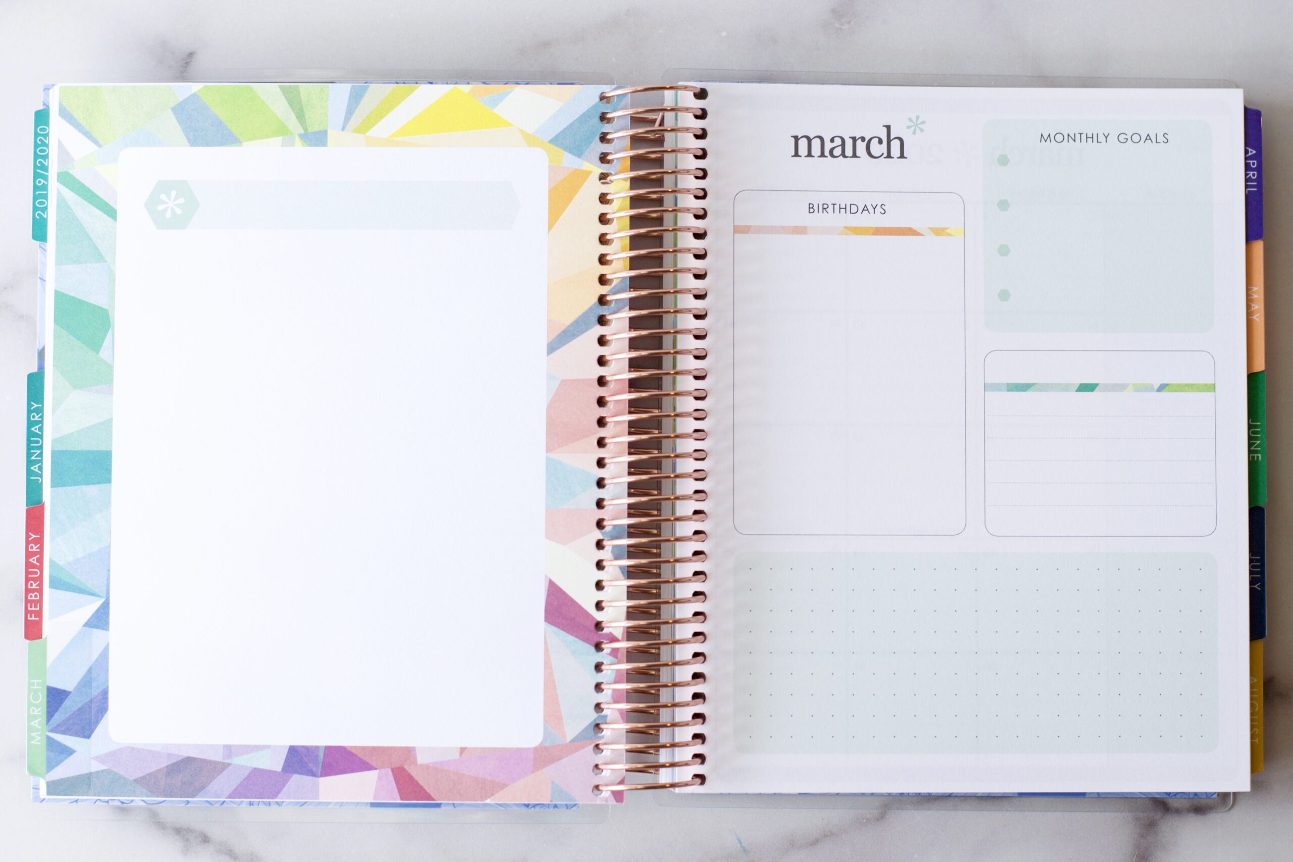 Erin Condren Deluxe Monthly Planner Review Wildflowers And Marbles