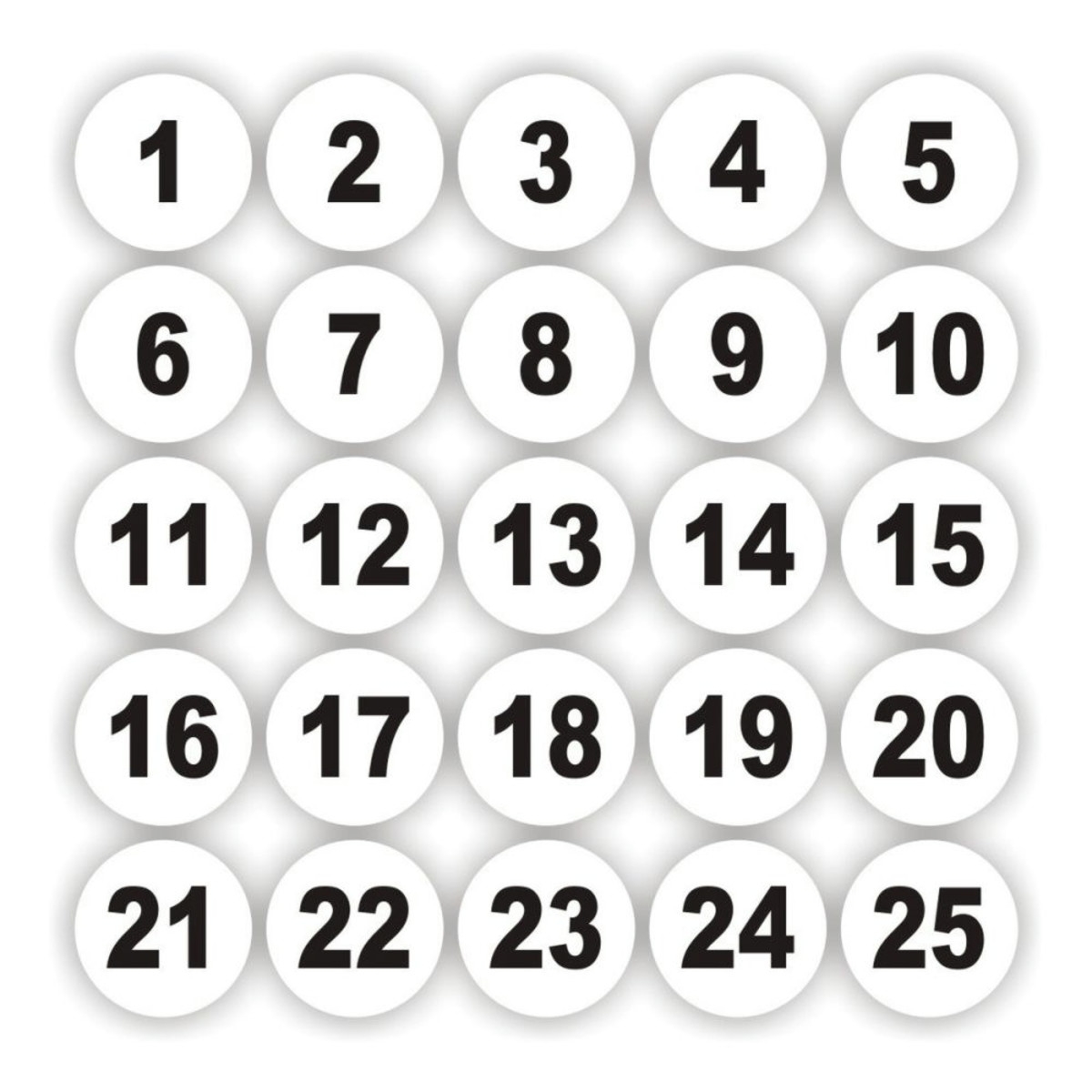 1 a 25