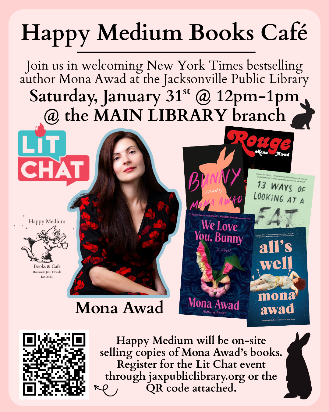 Events For January 31 2026 Best Bookstore Caf In Jacksonville FL Happy Medium Books Caf 