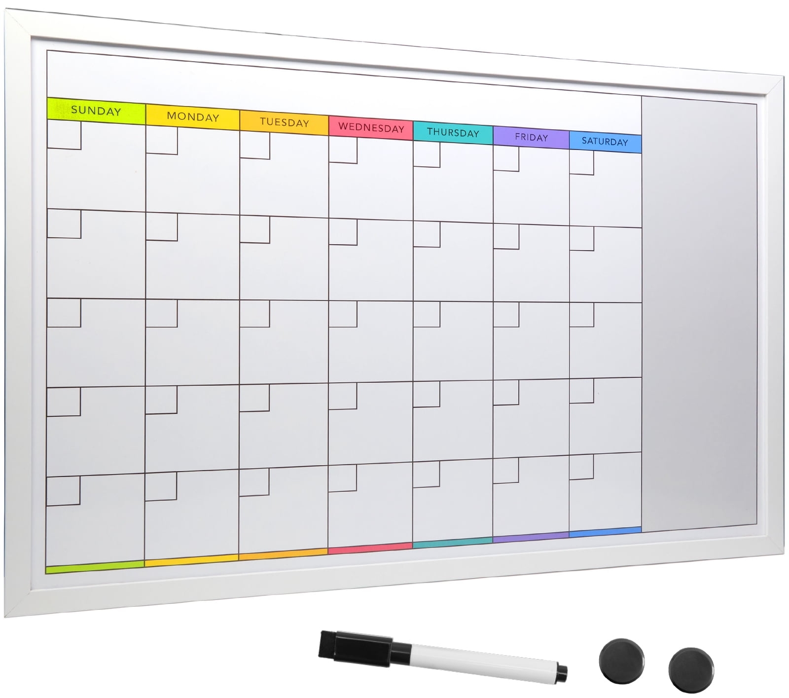 large dry erase calendar board