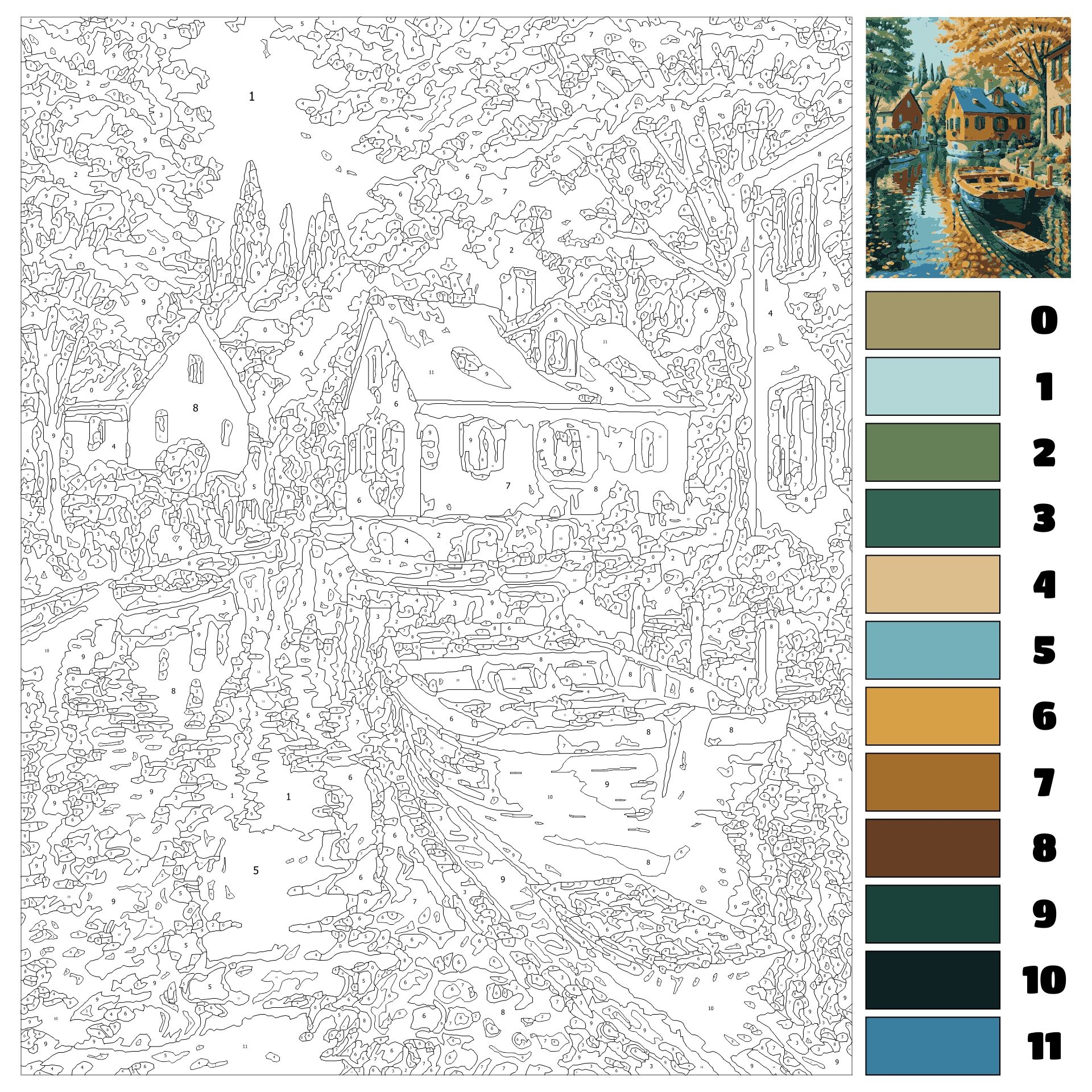 Extreme Color By Number 10 Free PDF Printables Printablee