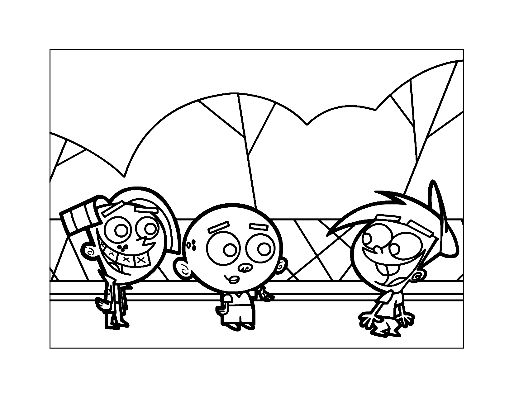 the fairly oddparents coloring pages