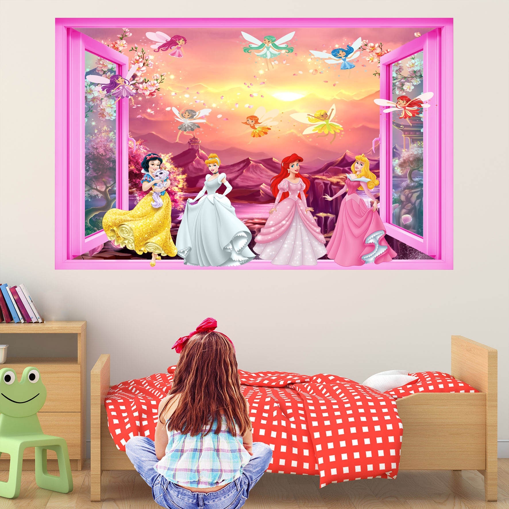 Fairytale Princess Wall Decal Sticker Mural Poster Print Art Kids Girls Bedroom Wall Decor GS14 Etsy Sweden