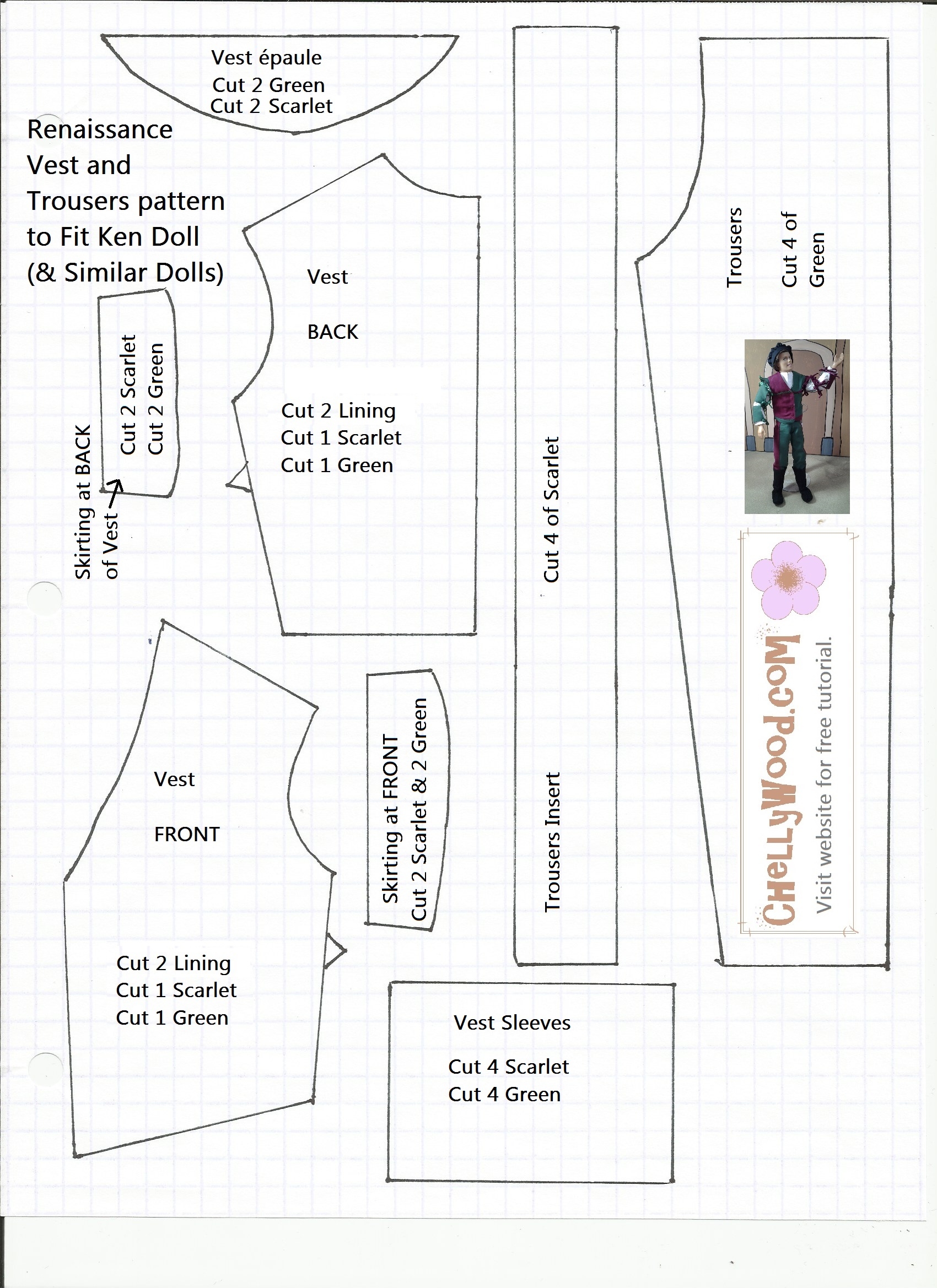 Fashion Free Barbie Clothes Patterns Free Barbie Clothes Printables Free Barbie Doll Patterns To Print