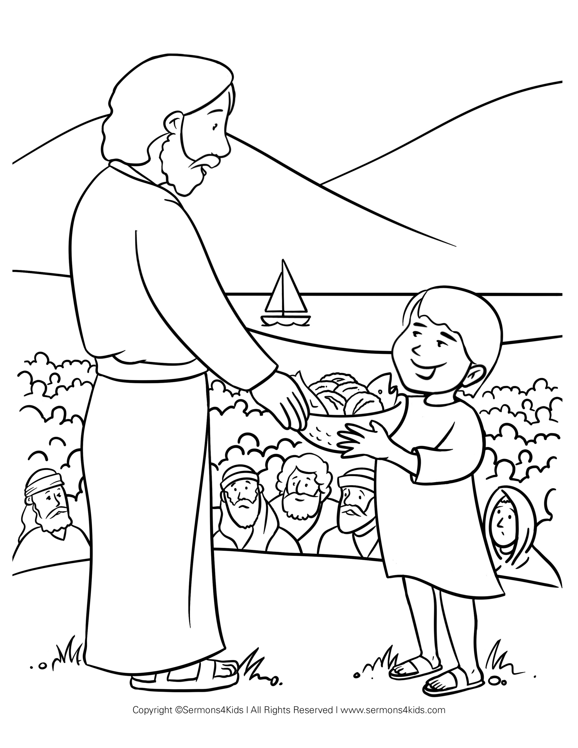 Feeding 5 000 2 Children s Sermons From Sermons4Kids Sermons4 