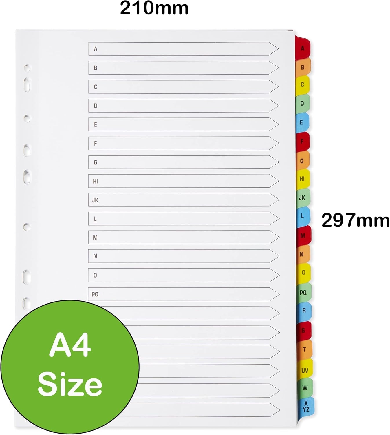 File Dividers With Tabs For File Cabinet 1 Set 25 A Z Top Tab File Guides Letter Size 1 5 Cut Tab Manila Alphabetical File Organizer File Cabinet Dividers For Work Alphabet File Dividers