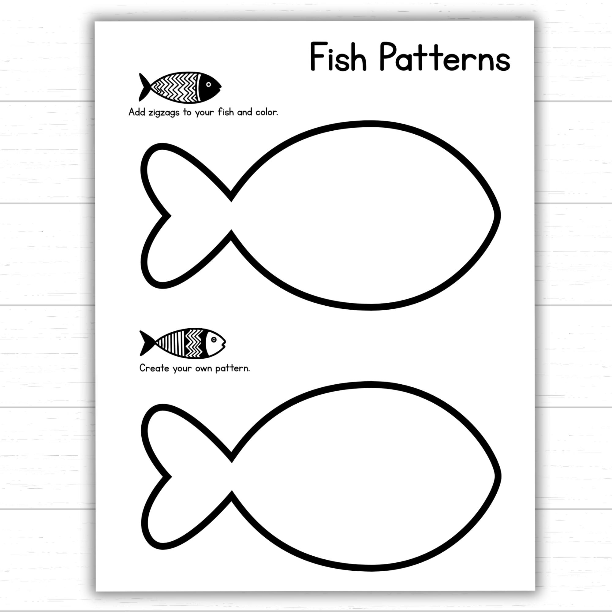 pattern fish printable