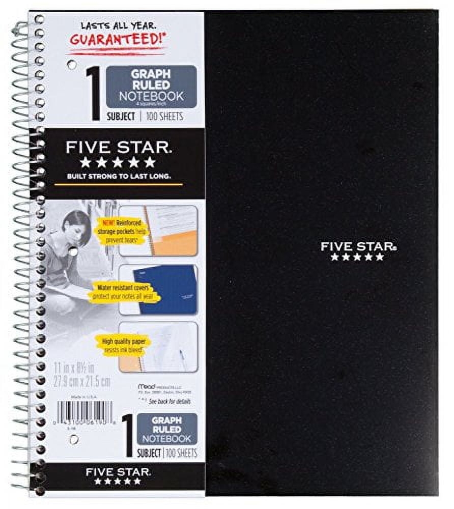 5 star graph notebook