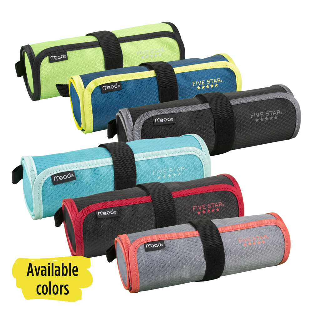 Five Star 2 in 1 Pencil Pouch Asst 2 75x8 5in Bulk
