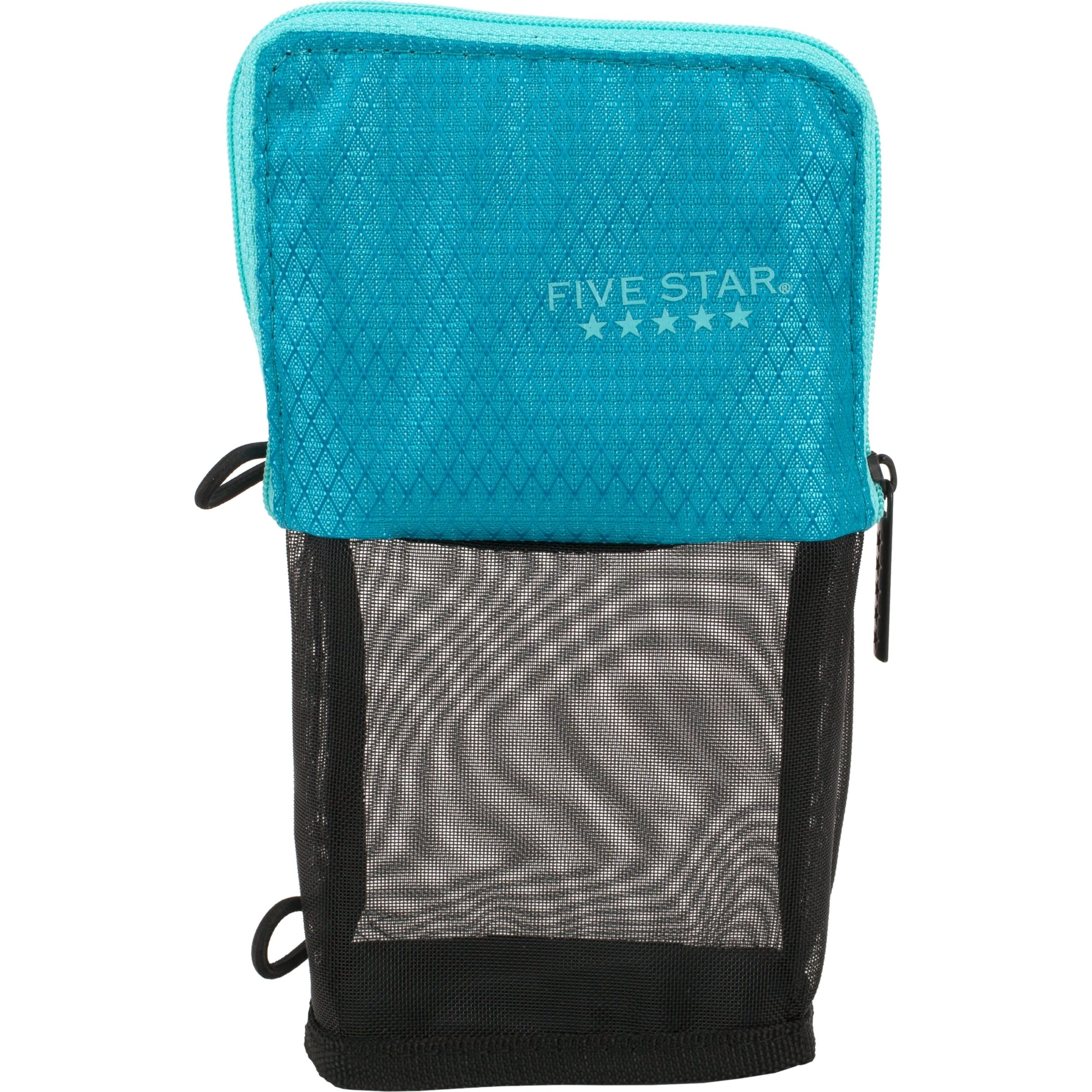 Five Star Brandclub Five Star Stand N Store Pencil Pouch Polyester Teal 500000CV1 WMT 