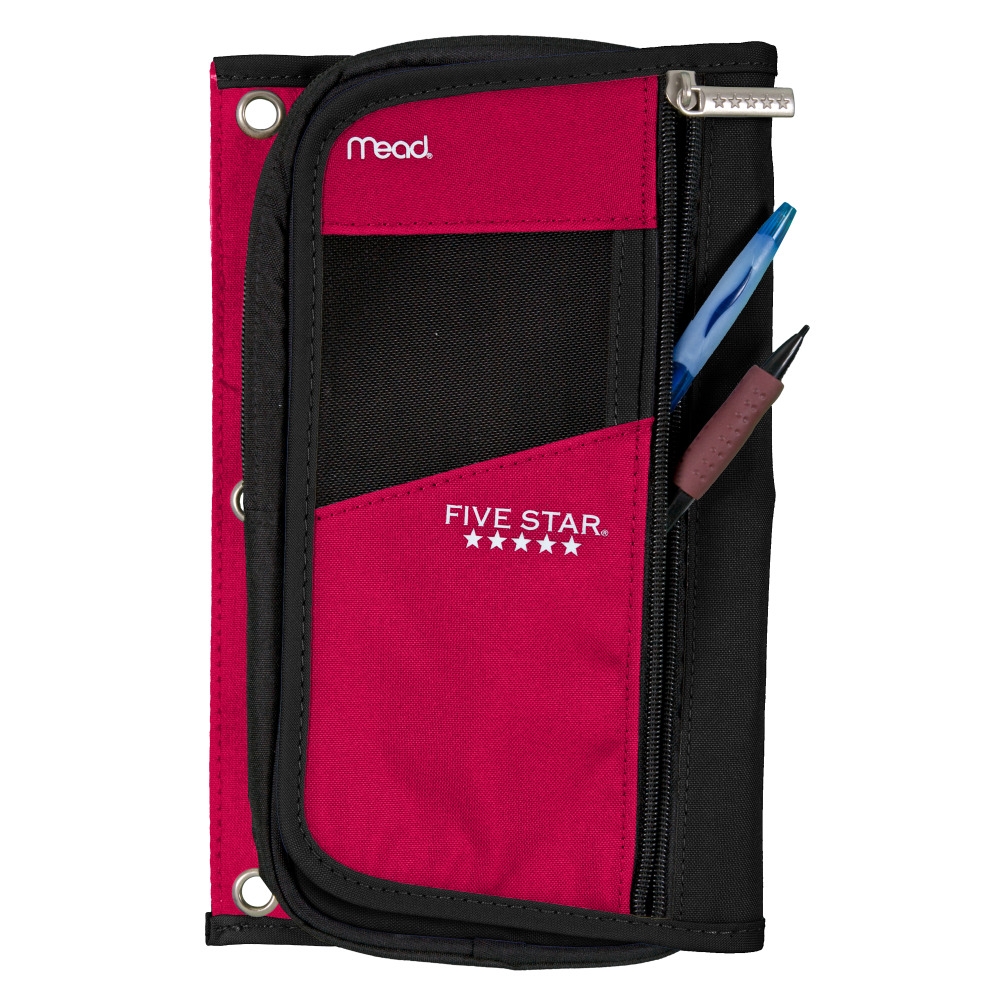 Five Star Organizer Pencil Pouch Assorted Colors No Color Choice OfficeSupply