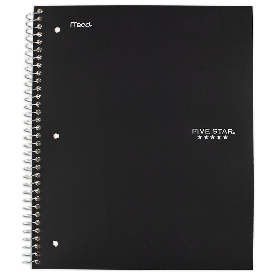 Five Star Wirebound Notebook 10 1 2 X 8 Walgreens