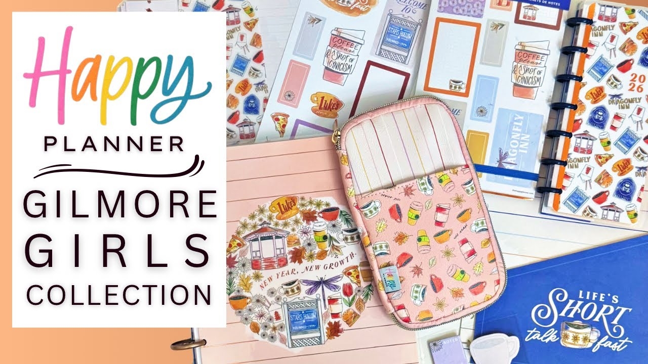 FLIP THROUGH GILMORE GIRLS COLLECTION THE HAPPY PLANNER FALL RELEASE YouTube