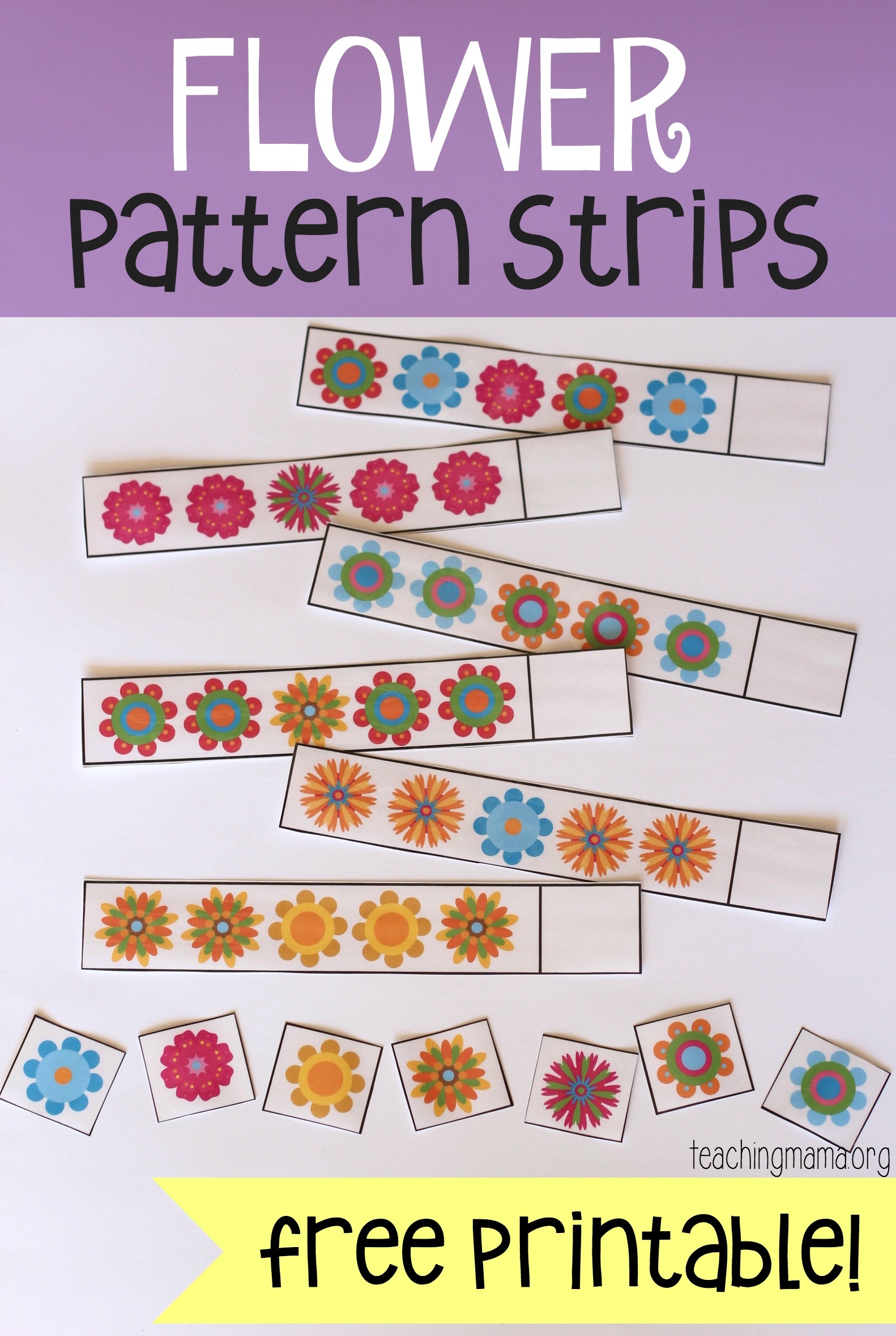 flower pattern printable