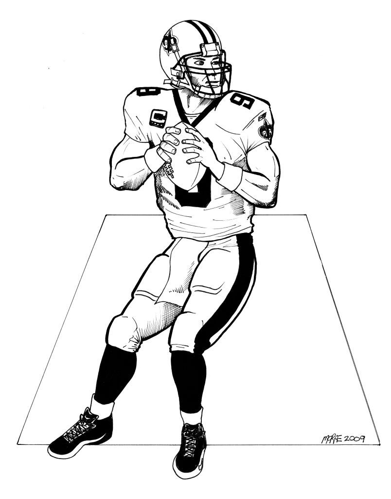 new orleans saints coloring sheets