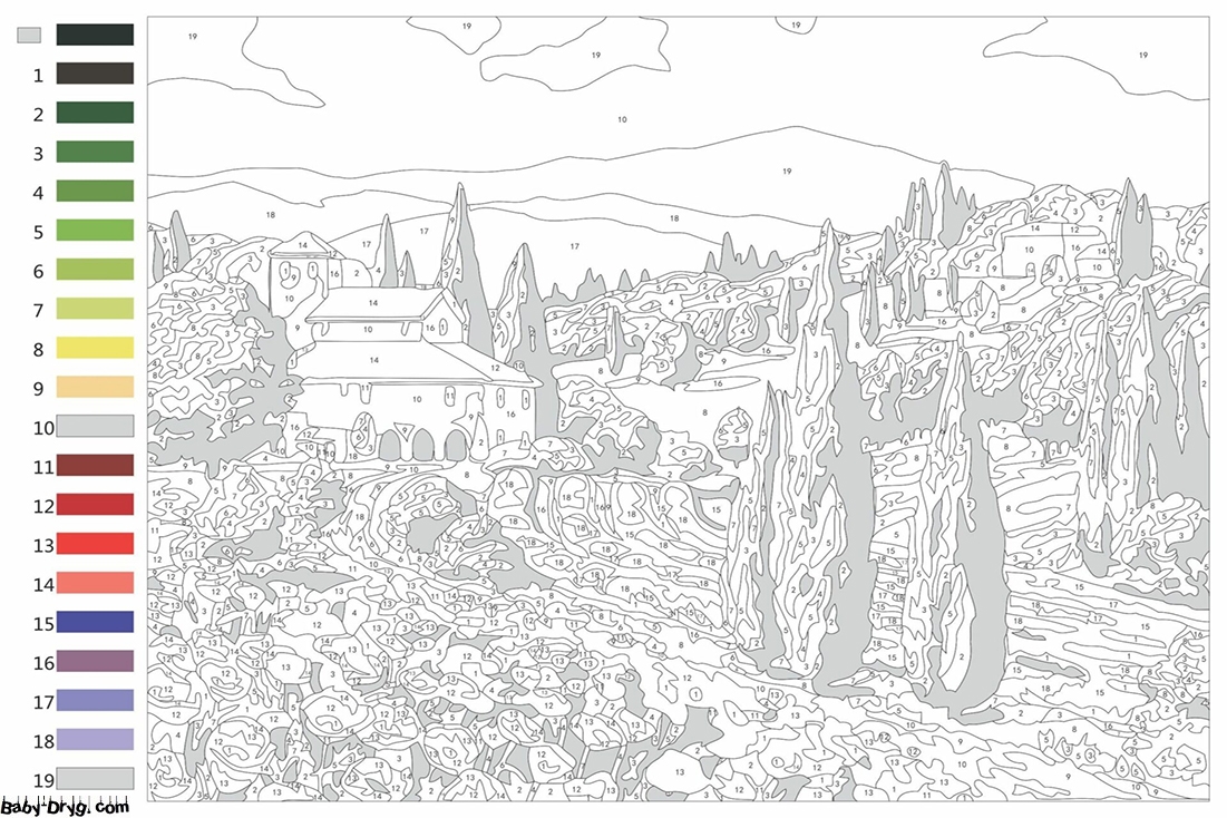 Free Advanced Color By Numbers Worksheet Color By Number Coloring Pages