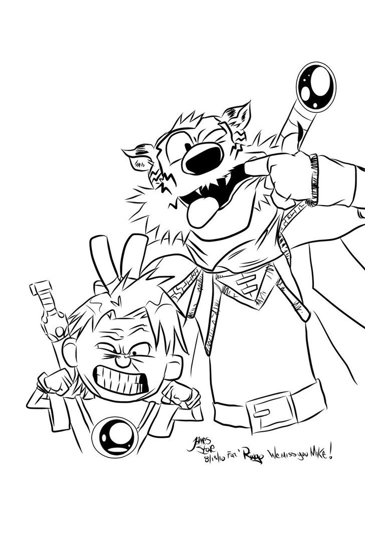 calvin and hobbes coloring pages