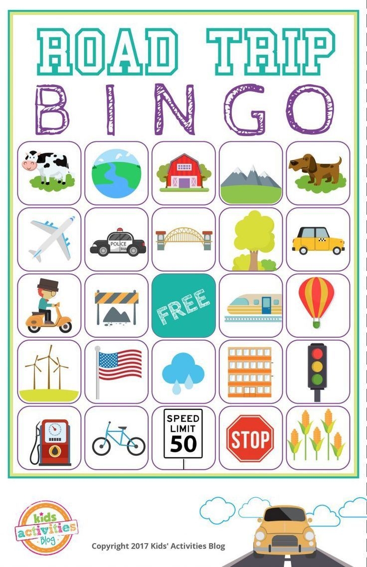 FREE Car Bingo Printable