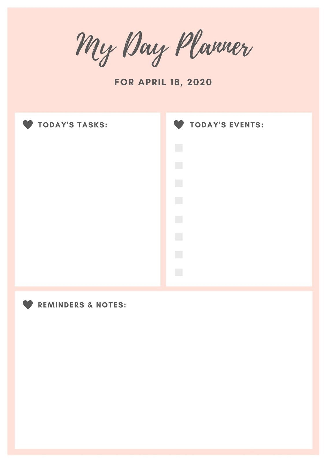 Free Daily Schedule Maker Create A Day Planner Online Canva