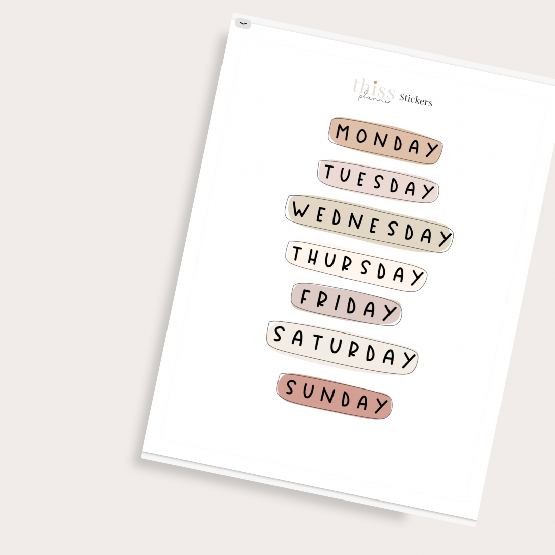 Free Digital Planner Stickers THISS Planner Stickers 02 THISS Planner