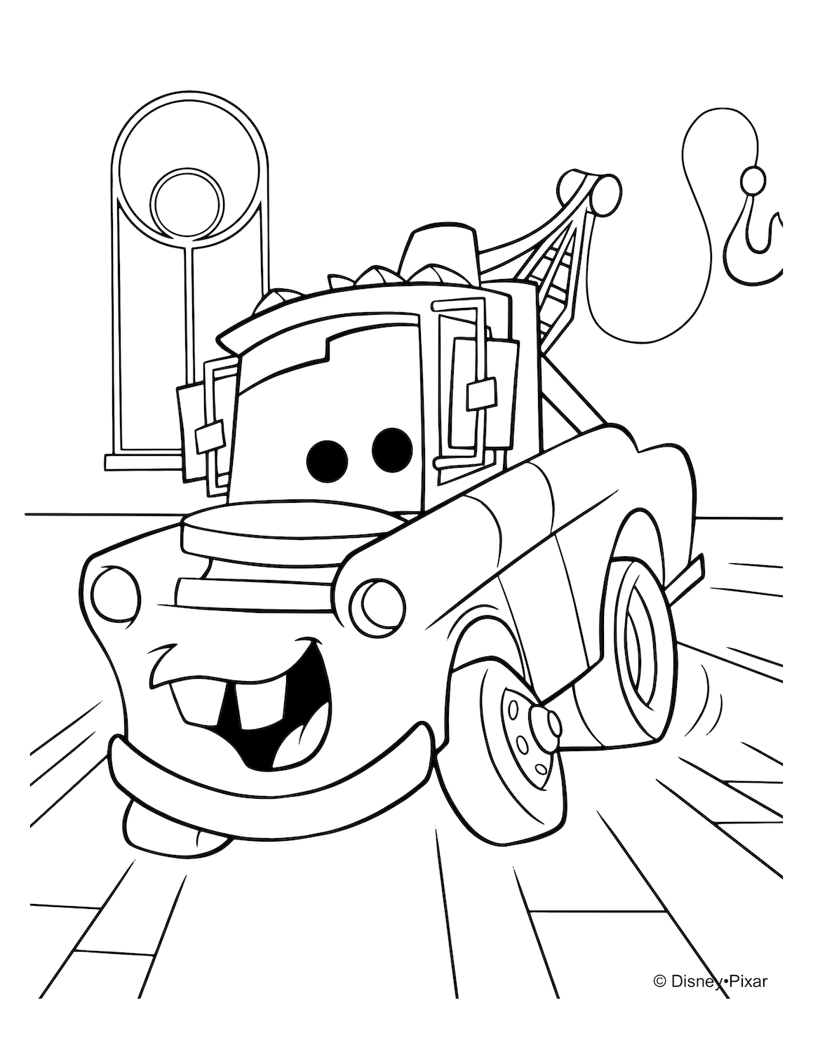 free disney cars coloring sheets