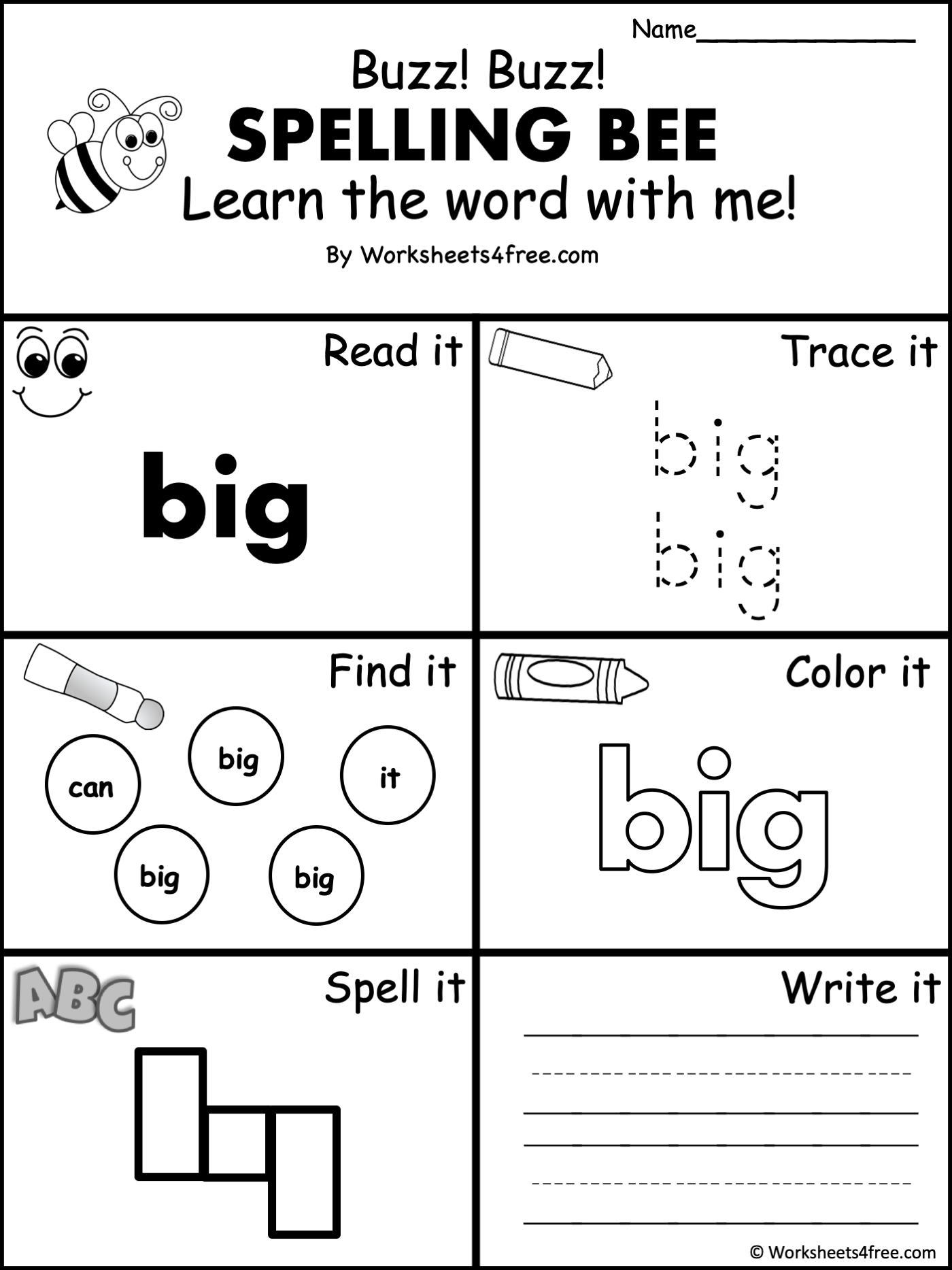 sight word that worksheet