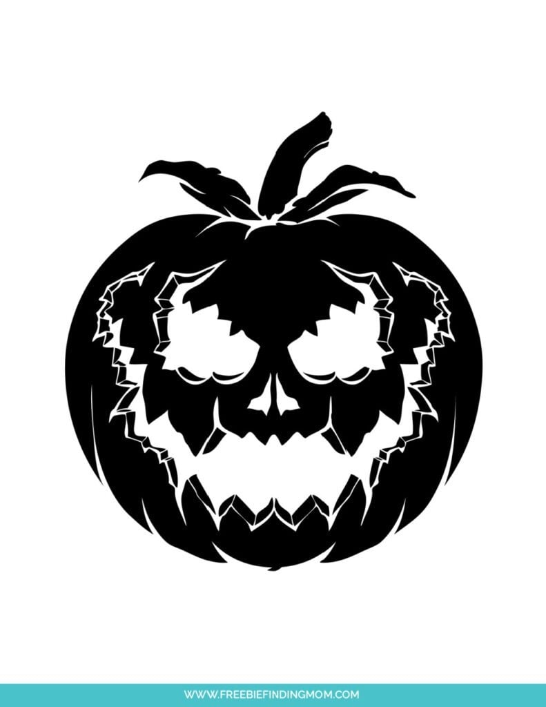 printable scary pumpkin patterns