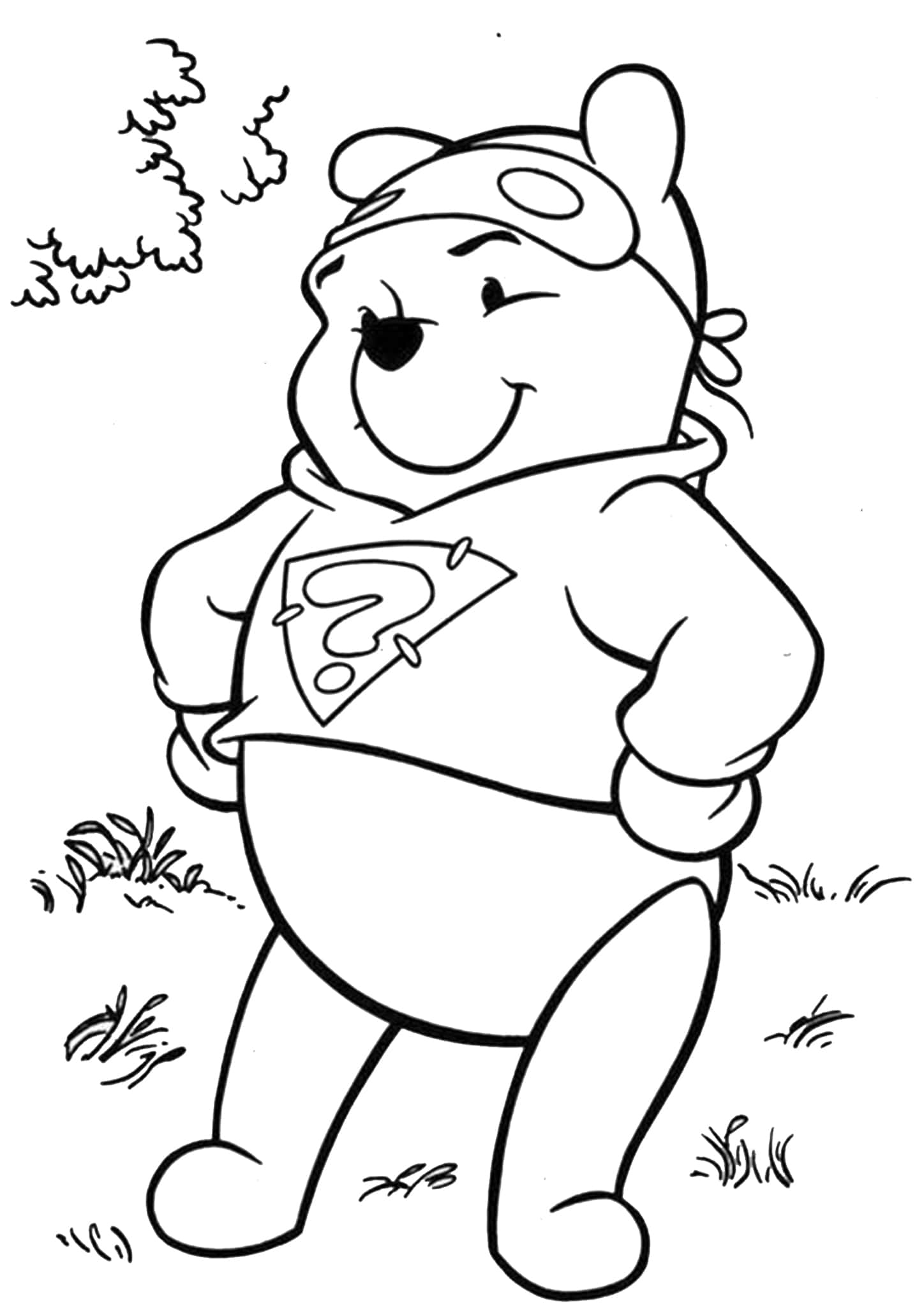 winnie the pooh color page