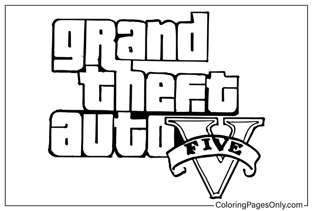  Free Grand Theft Auto V GTA 5 Coloring Pages Https t co DSWX08nE3R grandtheftautovgta5 gta5 games Coloringpagesonly coloringpages ColoringBook art fanart sketch drawing draw coloring USA trend Trending TrendingNow 