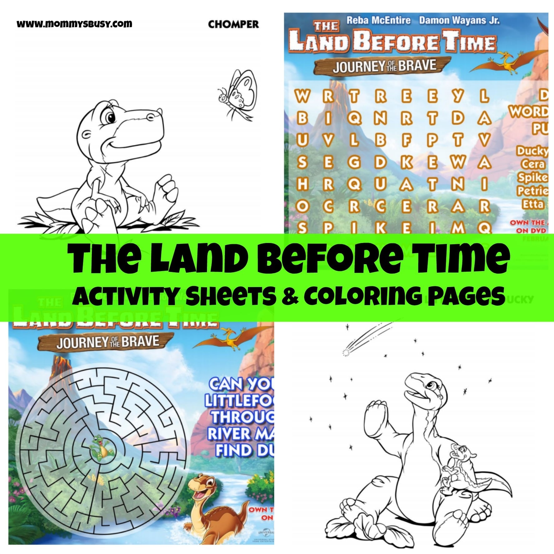 coloring pages land before time