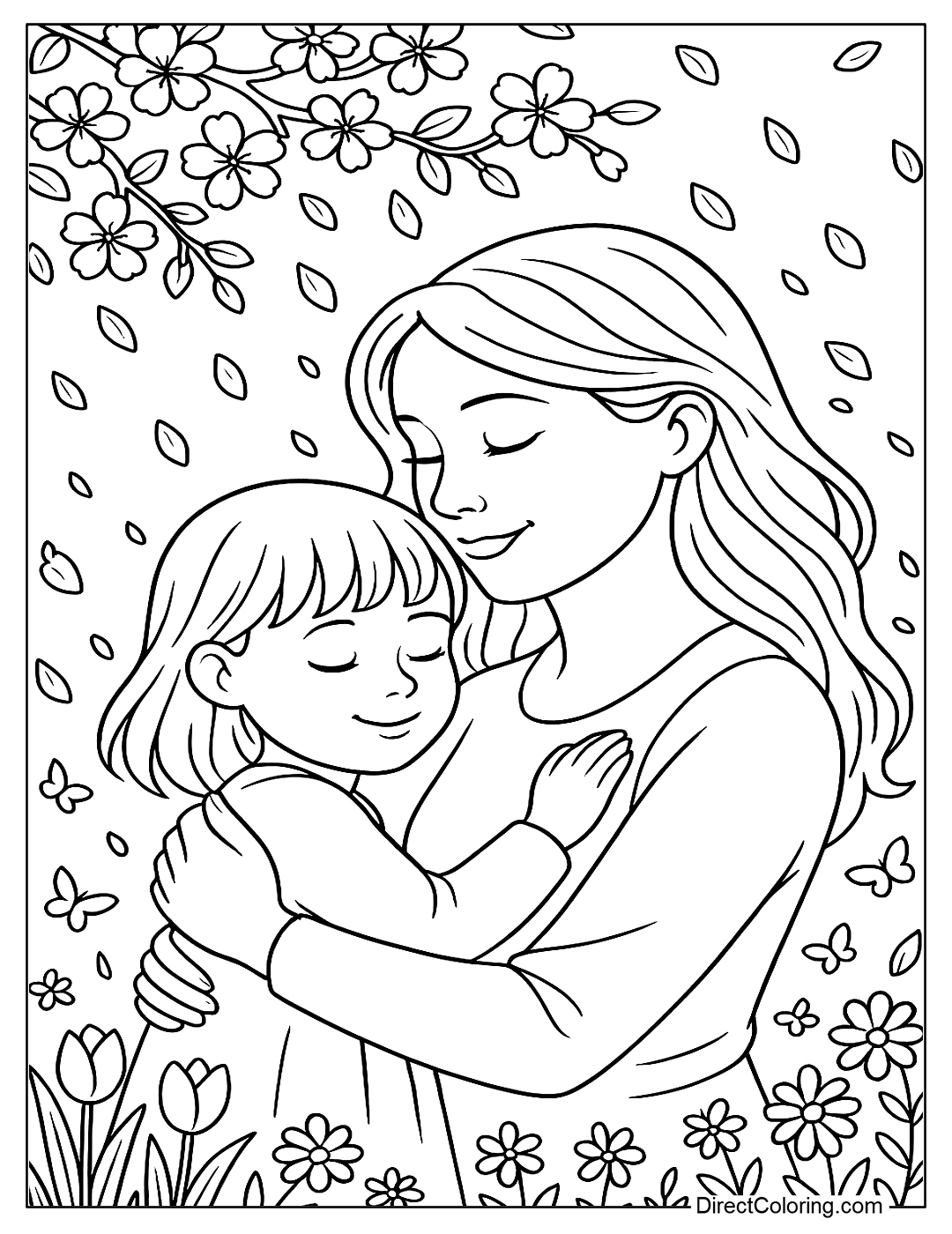 Free Mother s Day Coloring Pages Heartfelt Printables For Kids Adults