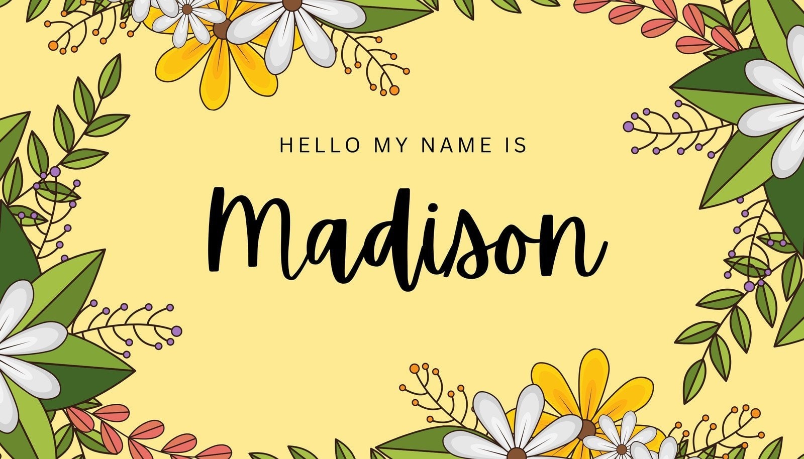 Free Name Tag Maker Create Name Tags Online Canva