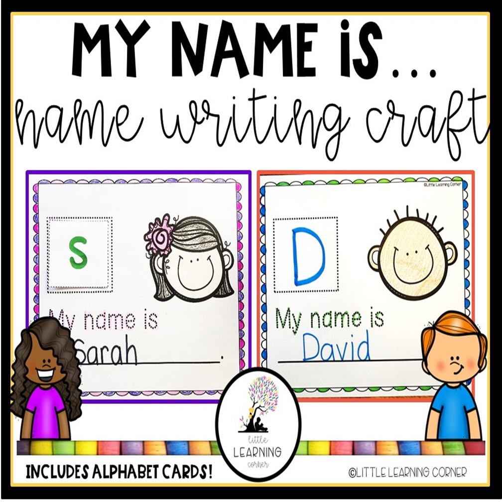 Free Name Writing Activity For Back To School Little Learning Corner