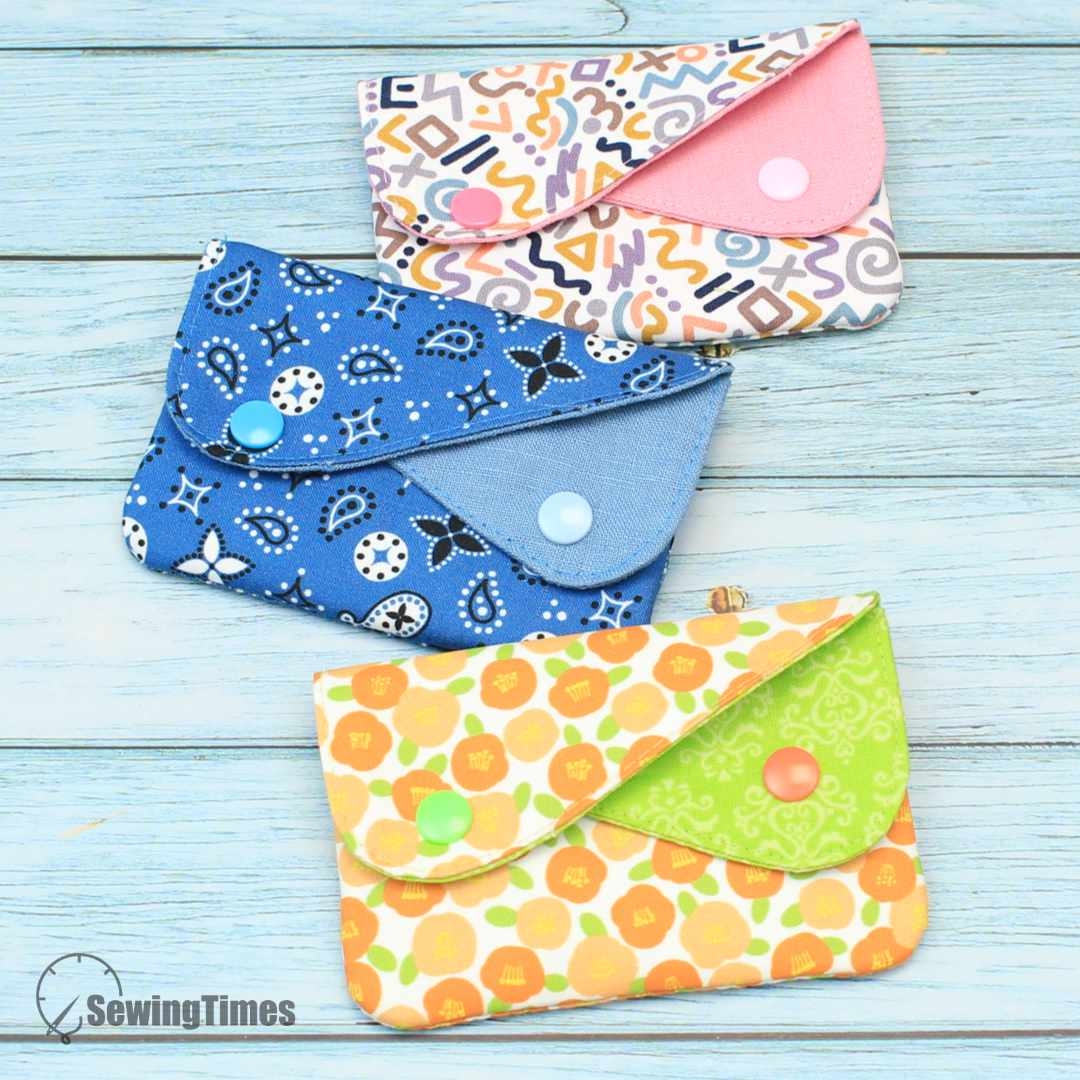 Free Pattern Snap Coin Purse SewingTimes Download Pdf Sewing Patterns