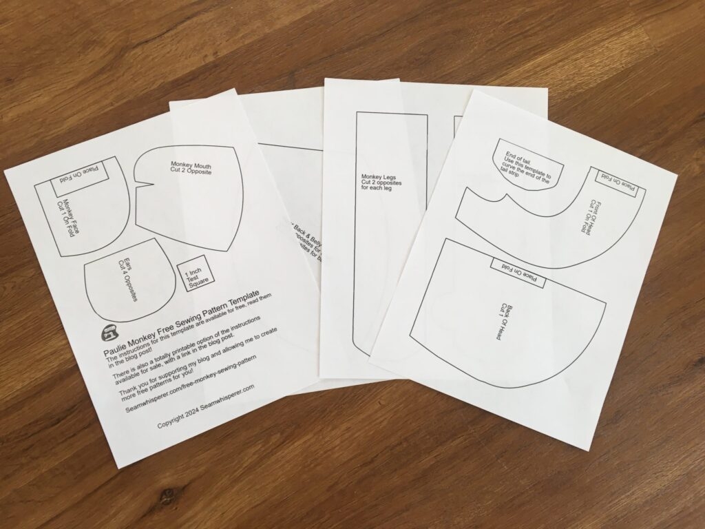 free printable sewing pattern
