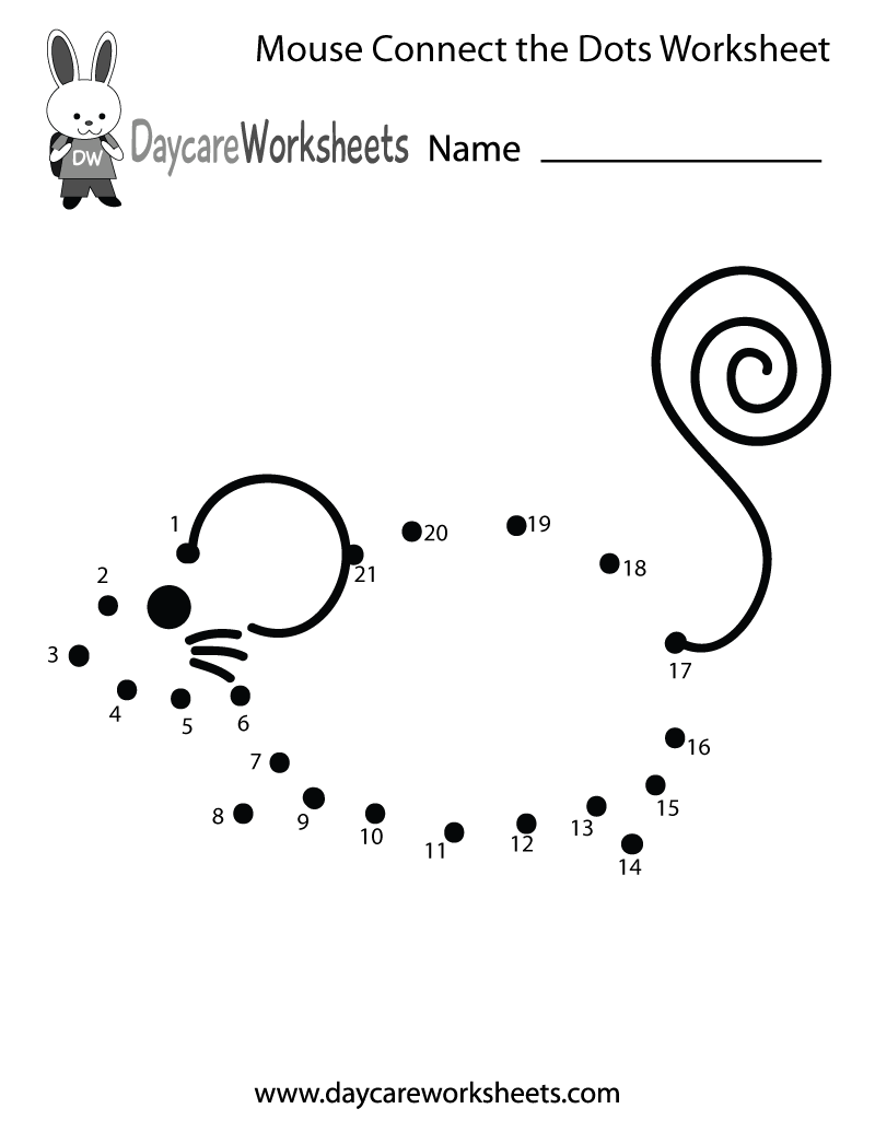 preschool dot to dot
