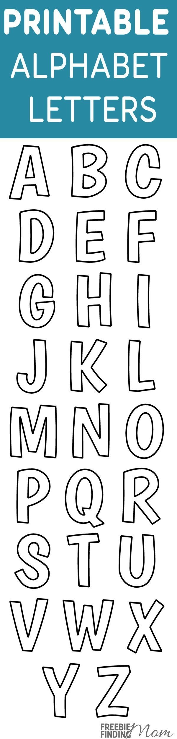 Free Printable Alphabet Templates