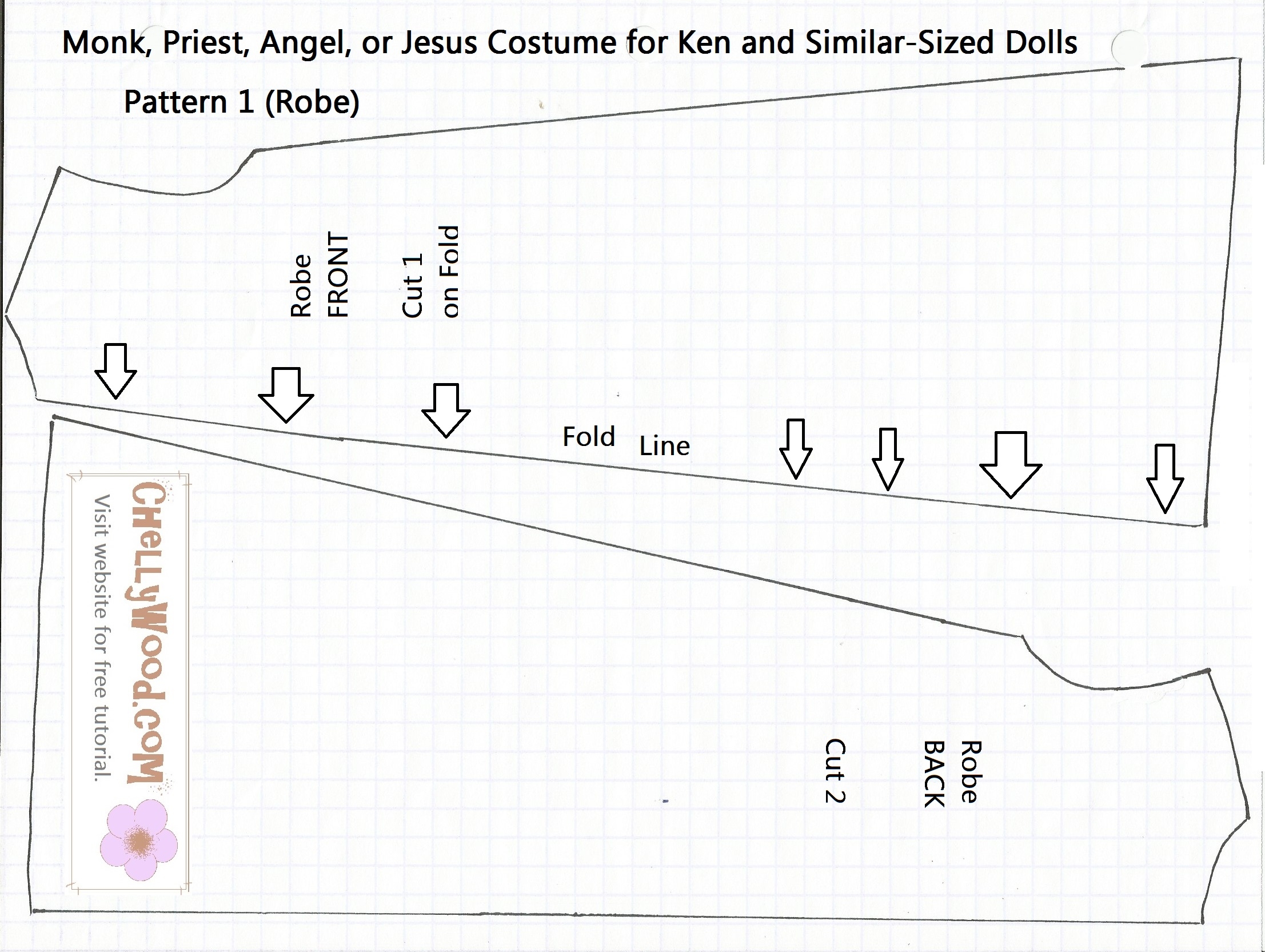 Free Printable Barbie Clothes Printable Ken Doll Clothes Patterns Barbie Doll Dress Patterns Printable PDF Barbie