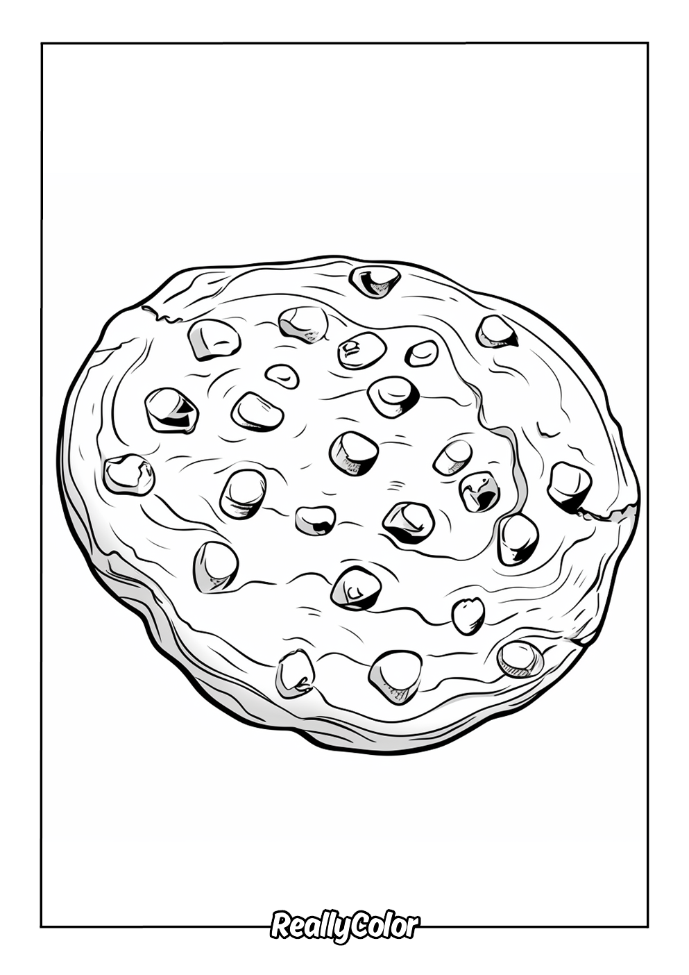 Free Printable Cookie Coloring Pages