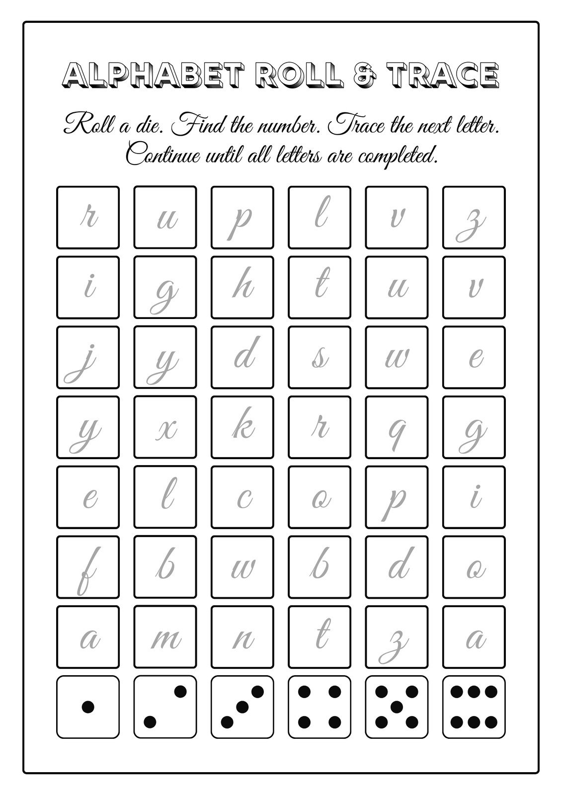 create cursive worksheets