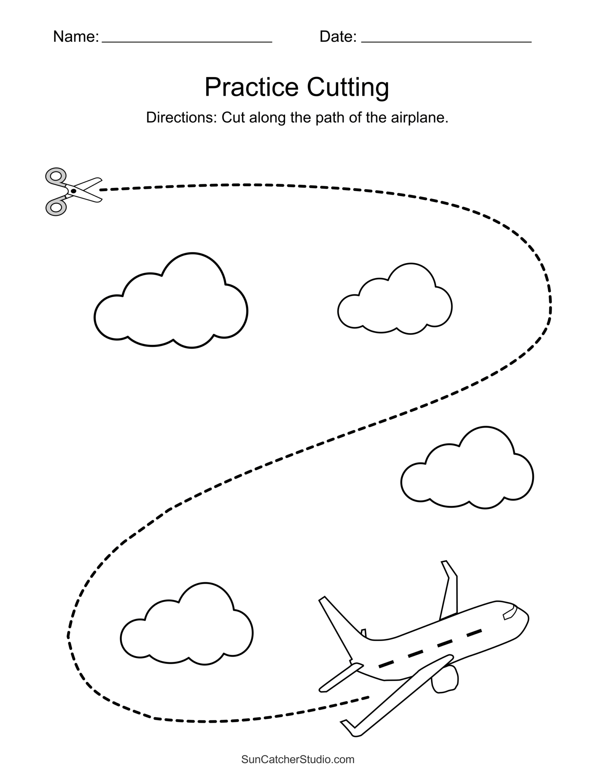 Free Printable Cutting Worksheets For Preschoolers Free Printables Lettering SVG Files Tools Apps