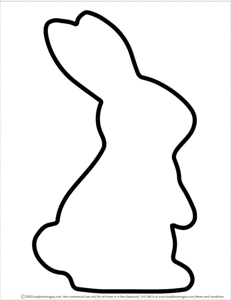 printable bunny pattern